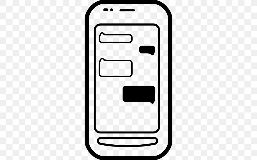 Online Chat Mobile Phones Clip Art, PNG, 512x512px, Online Chat, Area, Black And White, Gratis, Mobile Phone Accessories Download Free