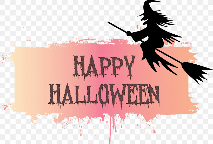 Happy Halloween, PNG, 2999x2038px, Happy Halloween, Logo, M, Poster, Text Download Free