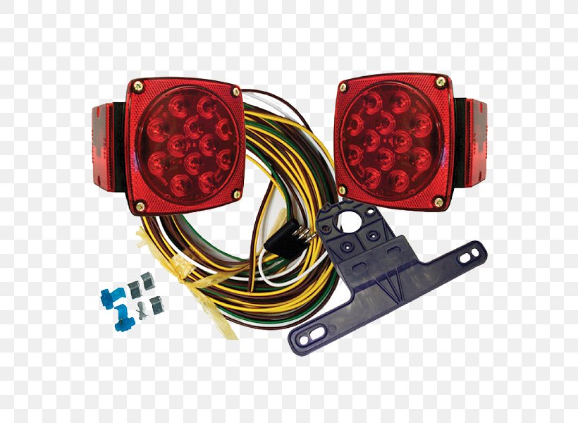 Light-emitting Diode Trailer Submersible Lighting, PNG, 600x600px, Light, Auto Part, Automotive Lighting, Automotive Tail Brake Light, Boat Download Free