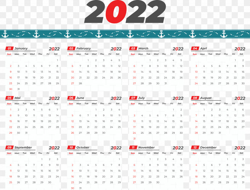 Printable 2022 Calendar 2022 Calendar Printable, PNG, 3000x2289px, 1000000, Calendar System, Project, Royaltyfree, Template Download Free