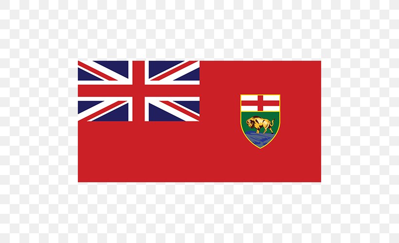 Flag Of Manitoba Provinces And Territories Of Canada Flag Of Canada, PNG, 500x500px, Manitoba, Area, Brand, Canada, Canadian Red Ensign Download Free