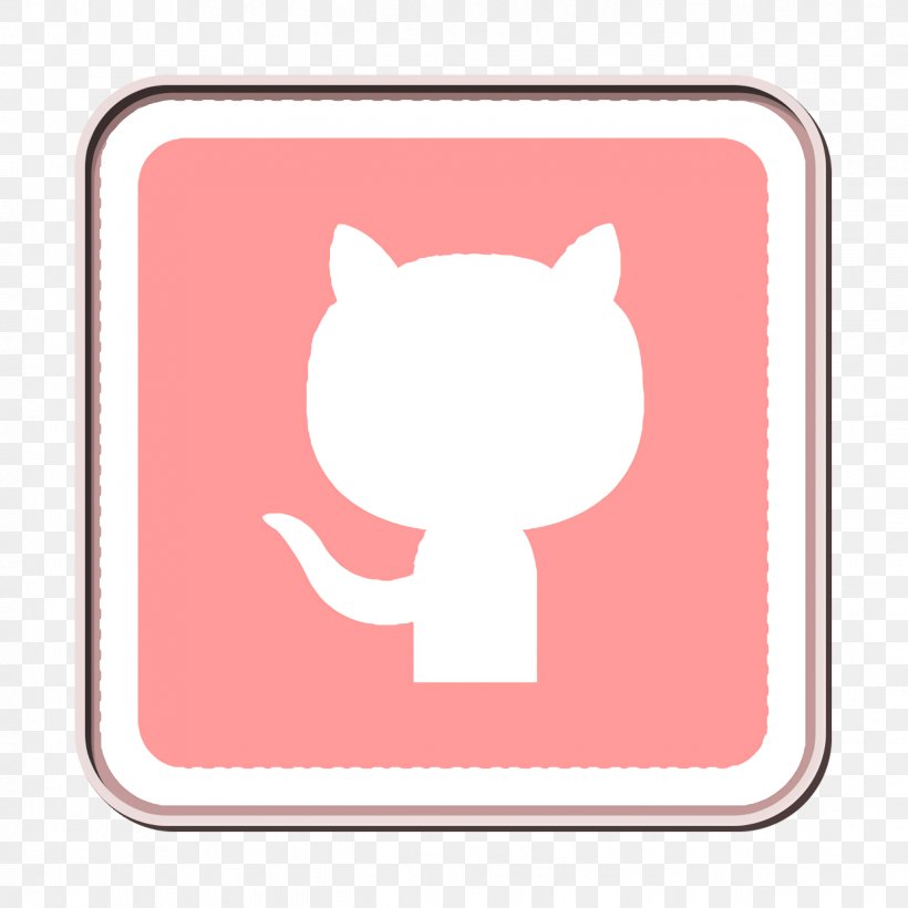 Github Icon Media Icon Social Icon, PNG, 1238x1238px, Github Icon, Material Property, Media Icon, Pink, Social Icon Download Free