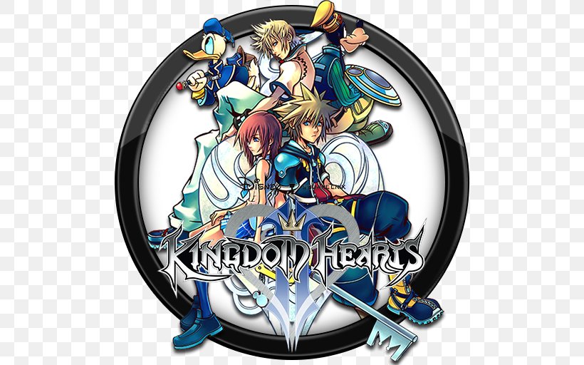 Kingdom Hearts II Kingdom Hearts HD 1.5 Remix PlayStation 2 Final Fantasy VII, PNG, 512x512px, Watercolor, Cartoon, Flower, Frame, Heart Download Free