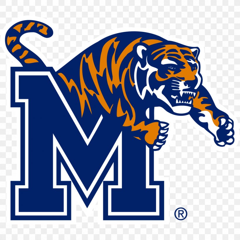 University Of Memphis Memphis Tigers Men's Basketball Memphis Tigers Football Memphis Tigers Baseball NCAA Division I Men's Basketball, PNG, 1000x1000px, University Of Memphis, American Football, Area, Art, Artwork Download Free