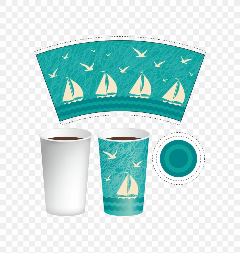 Coffee Paper Packaging And Labeling Cup, PNG, 1500x1577px, Coffee, Aqua, Bottle, Coffee Cup, Creativity Download Free