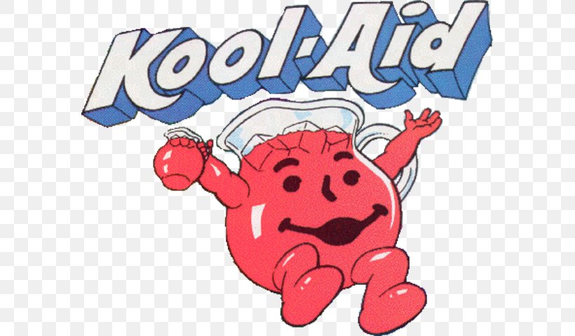 Kool-Aid Man 1920s Drink Mix Juice, PNG, 587x480px, Watercolor, Cartoon, Flower, Frame, Heart Download Free