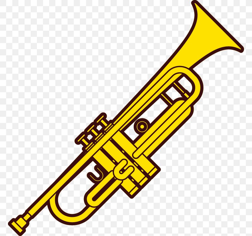 Trumpet Musical Instrument Cornett, PNG, 768x768px, Watercolor, Cartoon, Flower, Frame, Heart Download Free