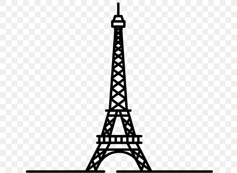 Eiffel Tower Tour Montparnasse Willis Tower, PNG, 669x600px, Eiffel Tower, Autocad Dxf, Black And White, Image File Formats, Information Download Free