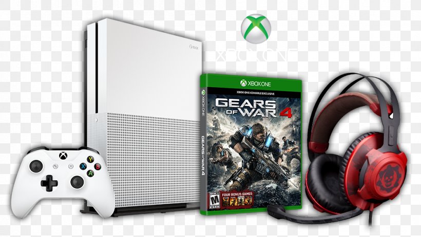 Gears Of War 4 Xbox 360 Xbox One S, PNG, 998x564px, Gears Of War 4, All Xbox Accessory, Audio, Audio Equipment, Electronic Device Download Free