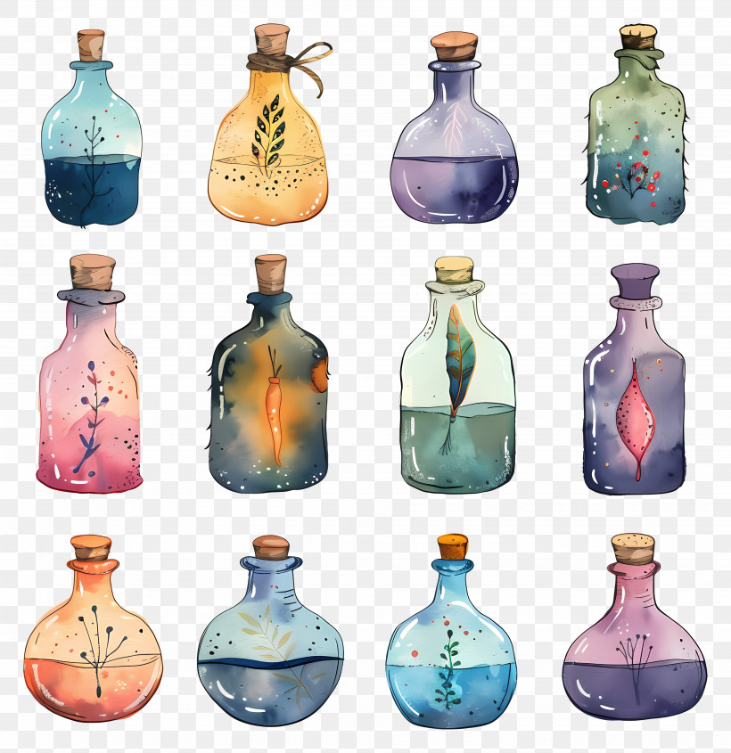 Magic Potion - Mystical Potion Bottles For Fantasy PNG