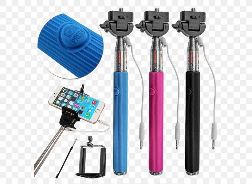 Monopod Selfie Stick Smartphone Mobile Phone Accessories, PNG, 600x600px, Monopod, Bluetooth, Camera, Camera Accessory, Electronics Accessory Download Free