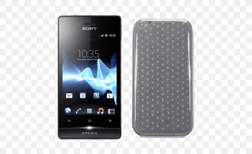Sony Xperia Miro Sony Xperia Sola Sony Xperia J Sony Xperia Tipo, PNG, 500x500px, Sony Xperia Miro, Android, Case, Communication Device, Electronics Download Free