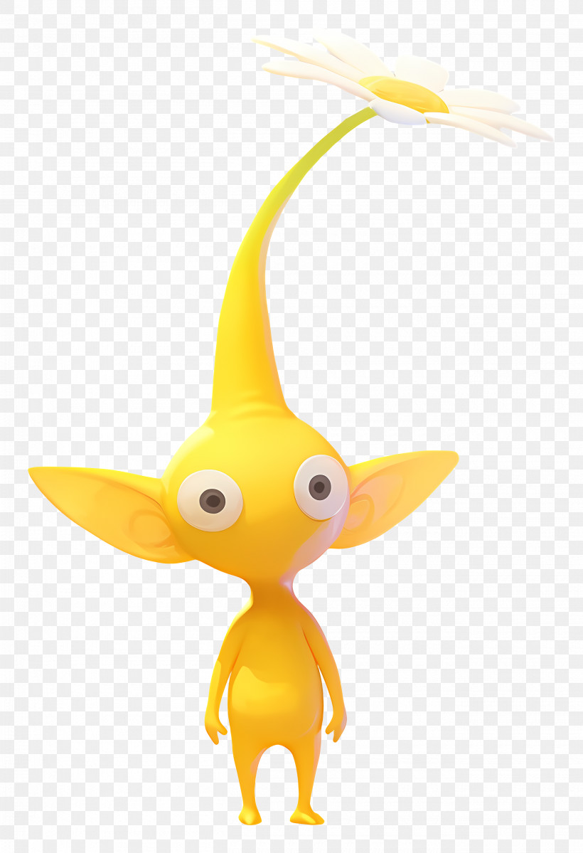 Yellow Pikmin - Yellow Pikmin Character PNG