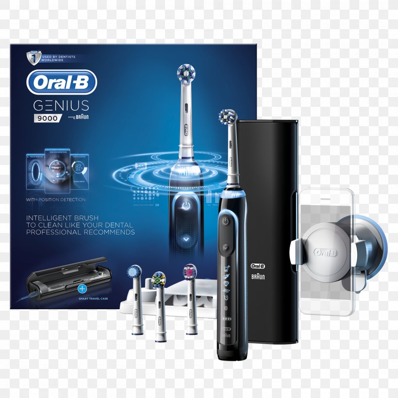 Electric Toothbrush Oral-B Genius 9000 Oral-B Interspace Brush Heads, PNG, 2000x2000px, Electric Toothbrush, Braun, Brush, Dentist, Dentistry Download Free