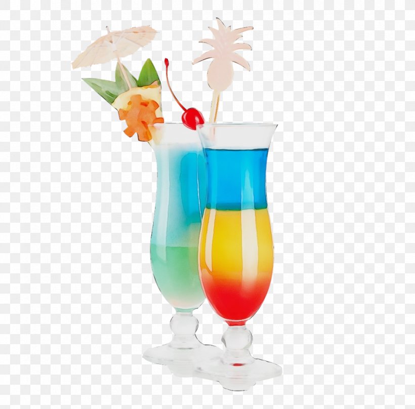 Rainbow Watercolor, PNG, 1080x1065px, Watercolor, Alcoholic Beverage, Alcoholic Beverages, Blue Hawaii, Blue Lagoon Download Free
