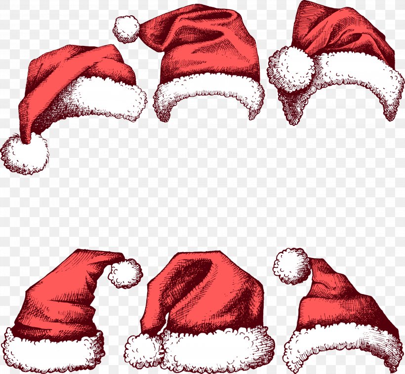 Santa Claus Christmas Hat New Year, PNG, 3228x2985px, Santa Claus, Christmas, Christmas Lights, Christmas Ornament, Clothing Download Free