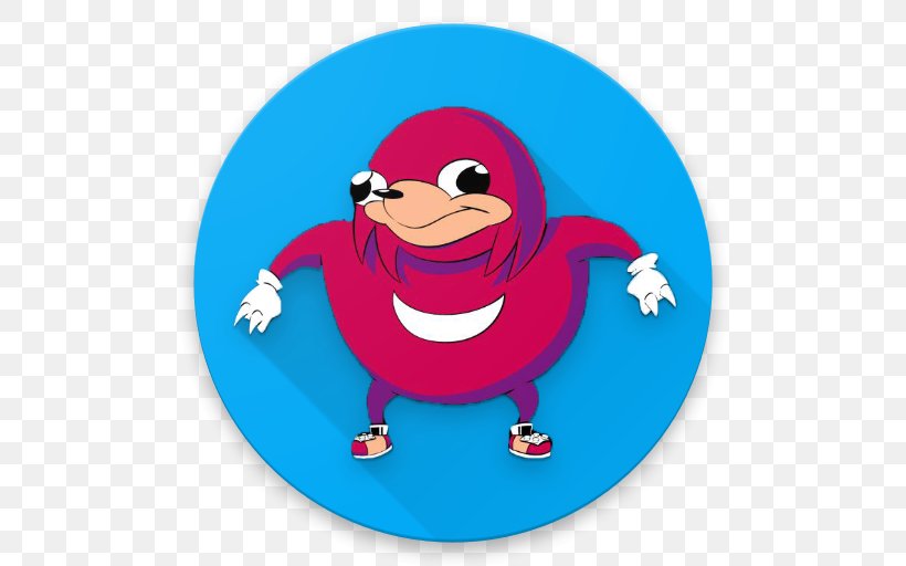 Ugandan Knuckles, PNG, 512x512px, Knuckles The Echidna, Android, App Store, Cartoon, Fictional Character Download Free