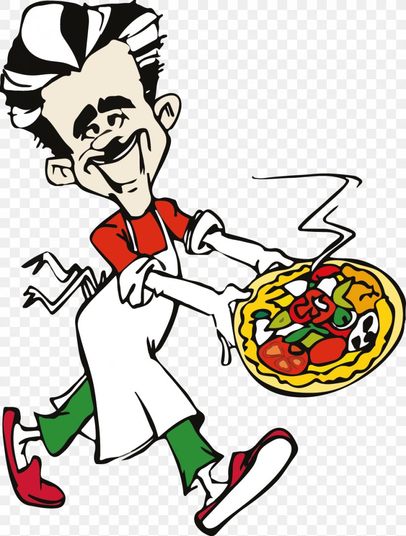 Pizzaiole Italian Cuisine Chef Pizzaiolo, PNG, 977x1290px, Pizza, Art, Artwork, Black And White, Chef Download Free