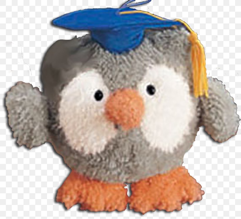 Stuffed Animals & Cuddly Toys Owl Bird Beak Graduation Ceremony, PNG, 818x748px, Stuffed Animals Cuddly Toys, Animal, Beak, Bird, Duck Download Free