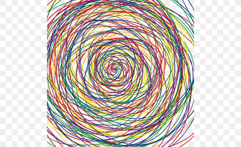 Line, PNG, 500x500px, Scalable Vector Graphics, Color, Curve, Spiral, Symmetry Download Free