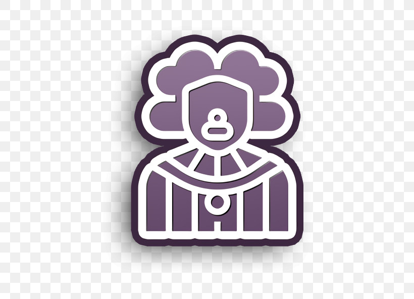 Clown Icon Jobs And Occupations Icon, PNG, 502x592px, Clown Icon, Jobs And Occupations Icon, Label, Logo, Purple Download Free
