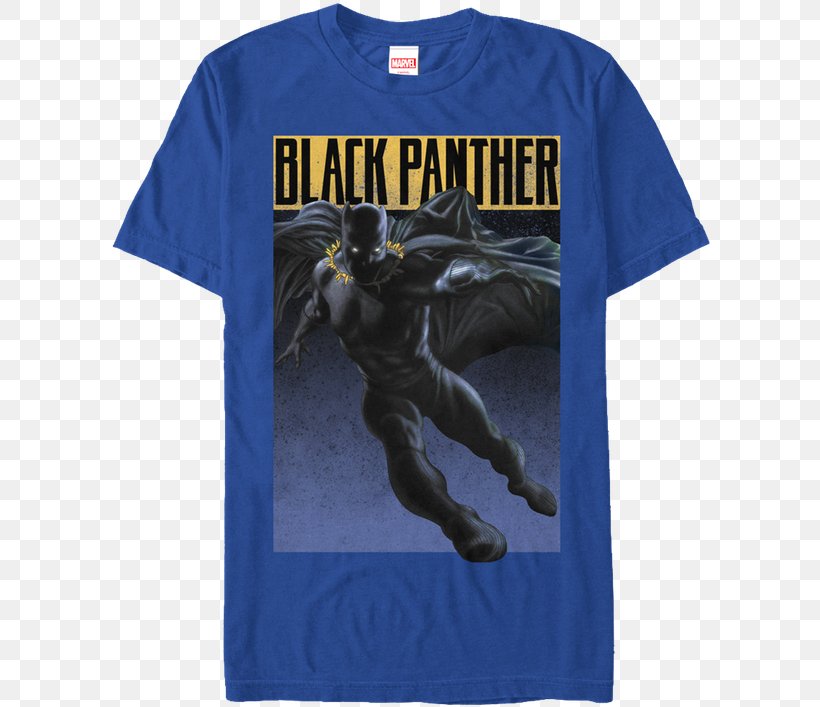 Black Panther T-shirt Clothing Wakanda, PNG, 600x707px, Black Panther, Active Shirt, Blue, Brand, Captain America Civil War Download Free