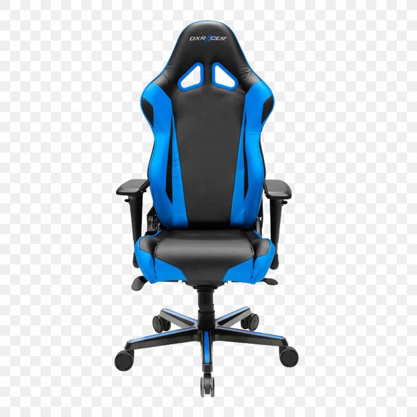 DXRacer Office & Desk Chairs Gaming Chair, PNG, 1000x1000px, Dxracer, Auto Racing, Blue, Bucket Seat, Caster Download Free