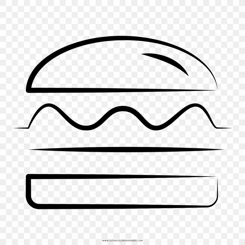 Hamburger Black And White Drawing Earl Devereaux Coloring Book, PNG, 1000x1000px, Hamburger, Area, Black, Black And White, Child Download Free