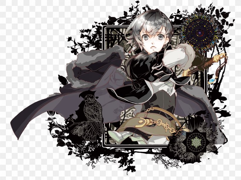 Psychedelica Of The Black Butterfly And The Ashen Hawk Otome Game Nil Admirari No Tenbin: Teito Genwaku Kitan PlayStation Vita, PNG, 1366x1020px, Watercolor, Cartoon, Flower, Frame, Heart Download Free