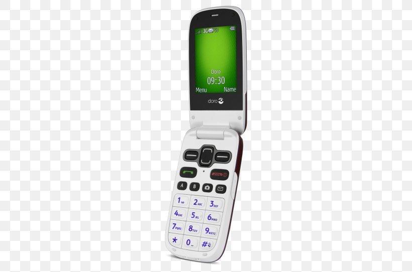 Feature Phone Smartphone Doro PhoneEasy 621 Telephone, PNG, 542x542px, Feature Phone, Att, Cellular Network, Communication Device, Doro Download Free