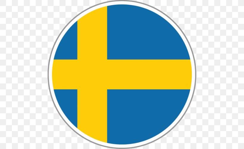 Flag Of Sweden Flag Of Finland Sticker, PNG, 500x500px, Sweden, Area, Flag, Flag Of Finland, Flag Of Italy Download Free
