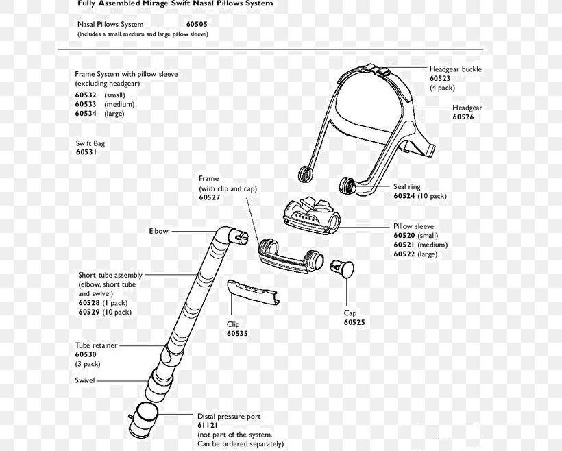 Continuous Positive Airway Pressure The Mirage ResMed Mask /m/02csf, PNG, 651x658px, Continuous Positive Airway Pressure, Area, Auto Part, Black And White, Diagram Download Free