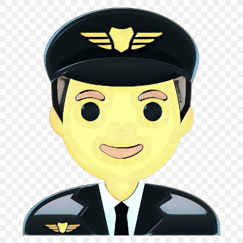Emoji Smile, PNG, 1024x1024px, Pop Art, Aircraft, Aircraft Pilot, Airline Pilot, Animation Download Free