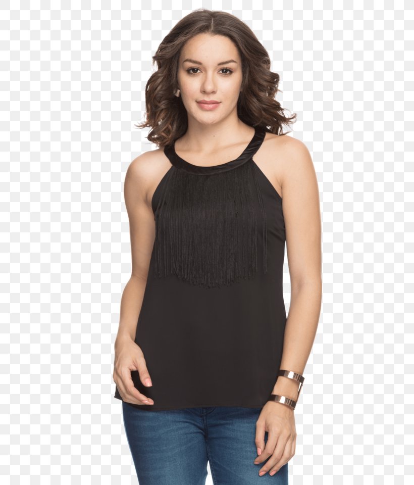 T-shirt Top Flowy Dress Clothing, PNG, 640x960px, Tshirt, Black, Blouse, Bodysuit, Brown Hair Download Free