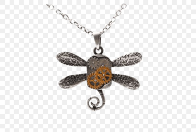 Charms & Pendants Necklace Steampunk Gear Jewellery, PNG, 555x555px, Charms Pendants, Chain, Choker, Clockwork, Dragonfly Download Free