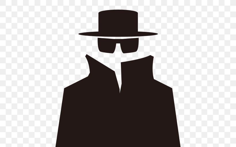 Espionage Detective Silhouette Intelligence Agency, PNG, 512x512px, Espionage, Black And White, Detective, Facial Hair, Federal Bureau Of Investigation Download Free