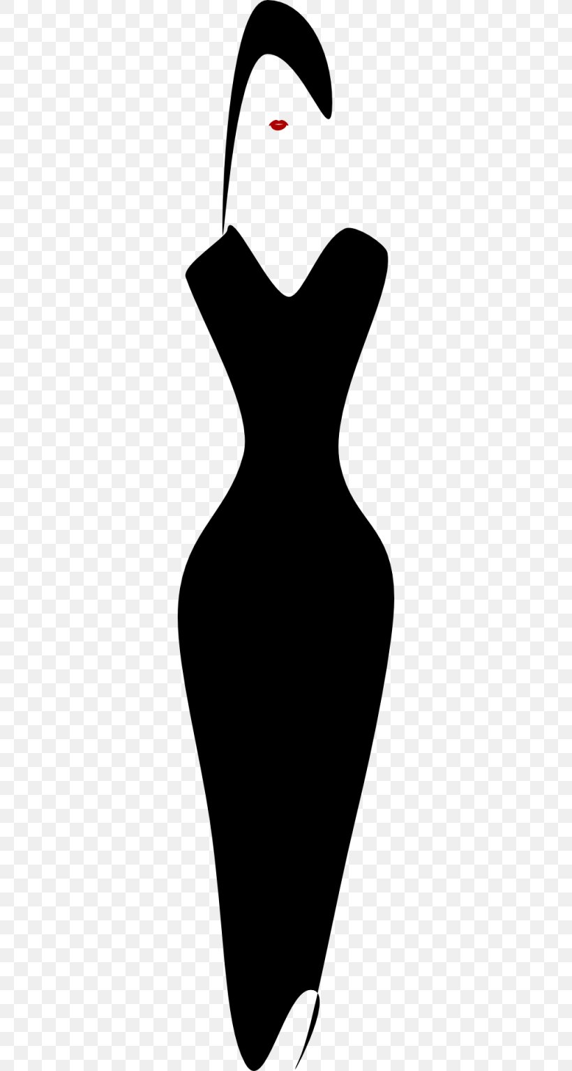 Little Black Dress Fashion Evening Gown Clothing, PNG, 768x1536px, Little Black Dress, Artwork, Beak, Black, Black And White Download Free