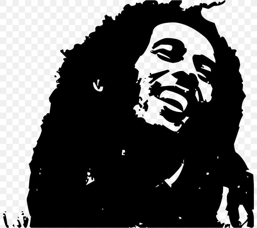 Reggae Clip Art, PNG, 800x729px, Reggae, Art, Black, Black And White, Bob Marley Download Free