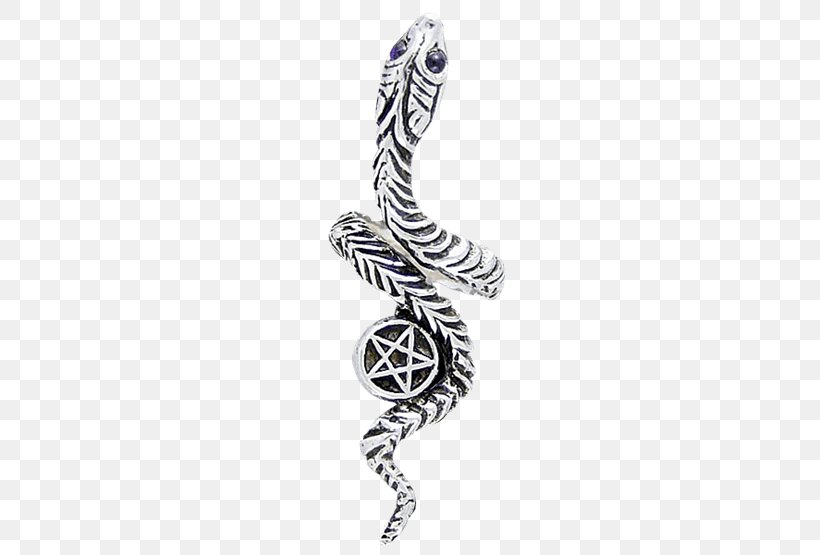 Reptile Snake Pentacle Pentagram Silver, PNG, 555x555px, Reptile, Body Jewellery, Body Jewelry, Jewellery, Pentacle Download Free