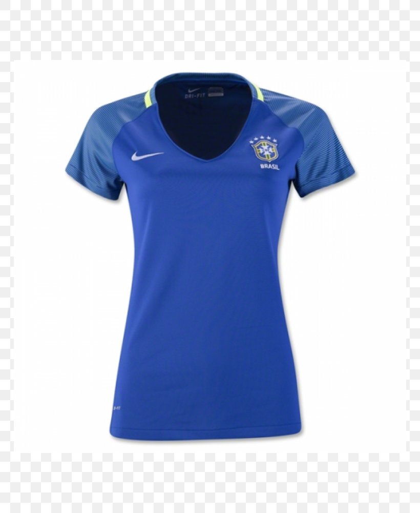 Brazil National Football Team T-shirt La Liga Tercera División, PNG, 766x1000px, 2016, Brazil National Football Team, Active Shirt, Blue, Brazil Download Free