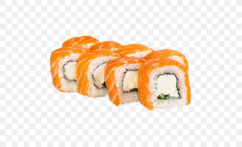 California Roll Smoked Salmon Sashimi Sushi Makizushi, PNG, 500x500px, California Roll, Asian Food, Comfort Food, Cuisine, Delivery Download Free