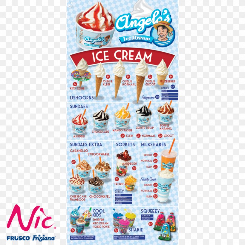 Eetcounter De Korre Sundae Gelato Soft Serve Ice Cream Cones, PNG, 1000x1000px, Sundae, Flavor, Food, Fragaria, Fruit Download Free