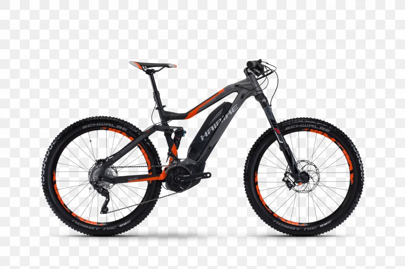 Haibike Electric Bicycle Mountain Bike Cycling, PNG, 3000x2000px, Haibike, Automotive Exterior, Automotive Tire, Bicycle, Bicycle Accessory Download Free