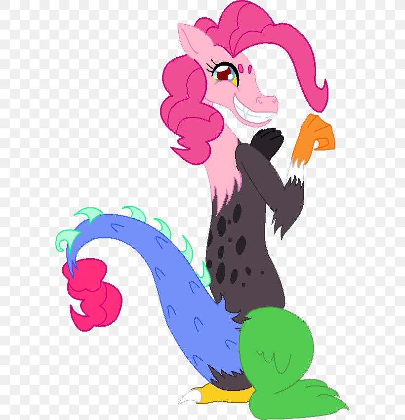 Pinkie Pie Twilight Sparkle Rarity Pony Clip Art, PNG, 595x851px, Pinkie Pie, Art, Artwork, Beak, Bird Download Free