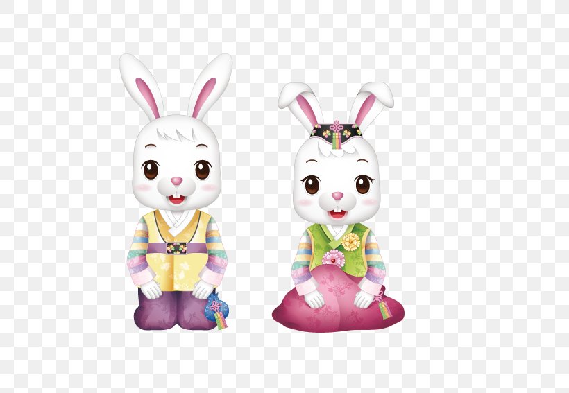 Rabbit Easter Bunny, PNG, 567x567px, Rabbit, Couple, Designer, Easter, Easter Bunny Download Free
