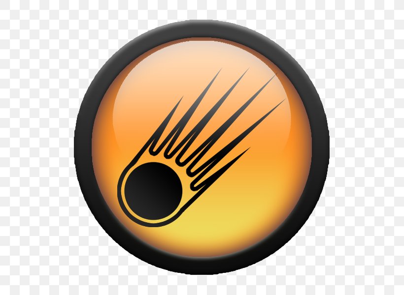 Comet Symbol, PNG, 600x600px, Comet, Orange, Symbol, Yellow Download Free