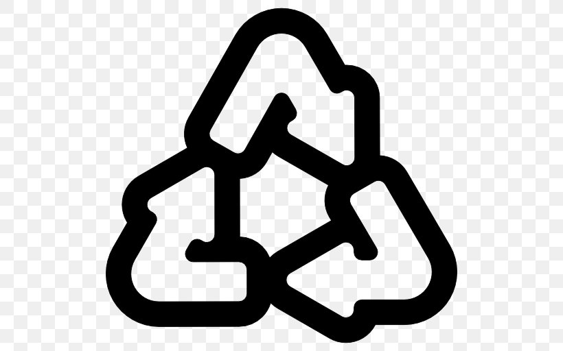 Recycling Symbol Clip Art, PNG, 512x512px, Recycling, Area, Black And White, Button, Logo Download Free