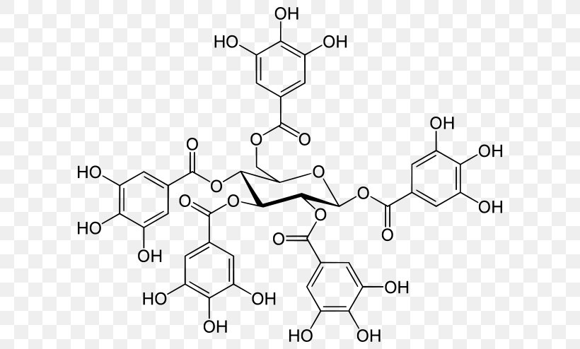 1,2,3,4,6-Pentagalloyl Glucose Gallotannin Pentagaloil Glukoza Glucogallin, PNG, 620x494px, Glucose, Acid, Alphaamylase, Area, Auto Part Download Free