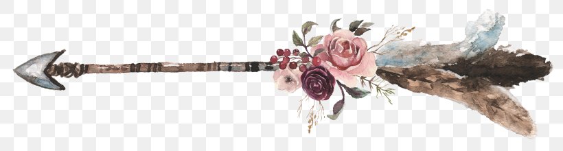 Arrow Flower Bouquet Floral Design, PNG, 4100x1100px, Flower, Animal Figure, Art, Body Jewelry, Bohochic Download Free