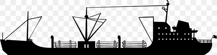 Cargo Ship Container Ship Sailing Ship Clip Art, PNG, 2400x609px, Ship, Black And White, Boat, Brand, Caravel Download Free